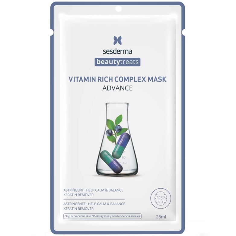 Маска для сияния кожи лица Sesderma Beauty Treats Vitamin Rich Complex Mask Advance 25 мл - фото 1