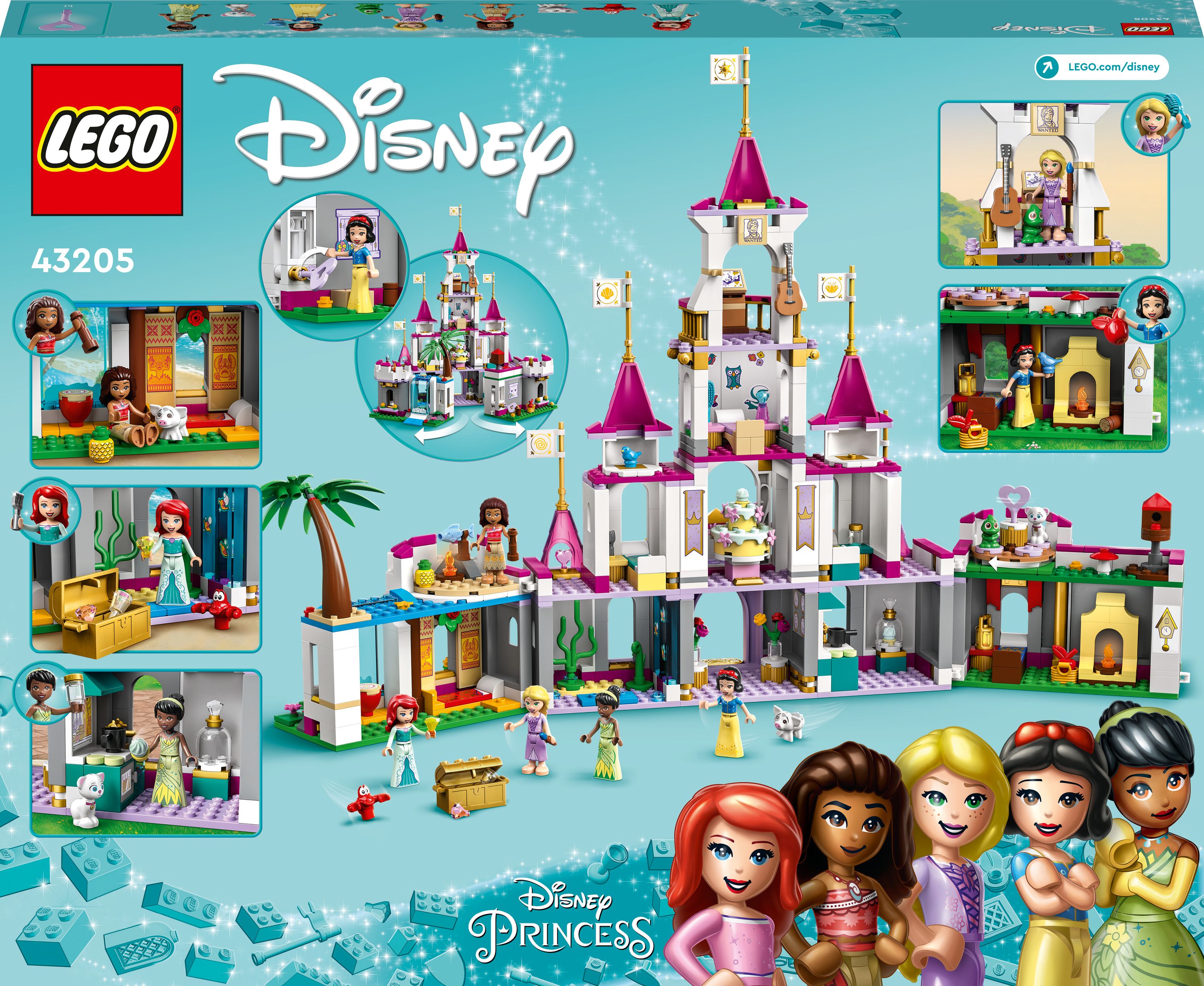 Конструктор LEGO Disney Замок невероятных приключений 698 деталей (43205) - фото 9