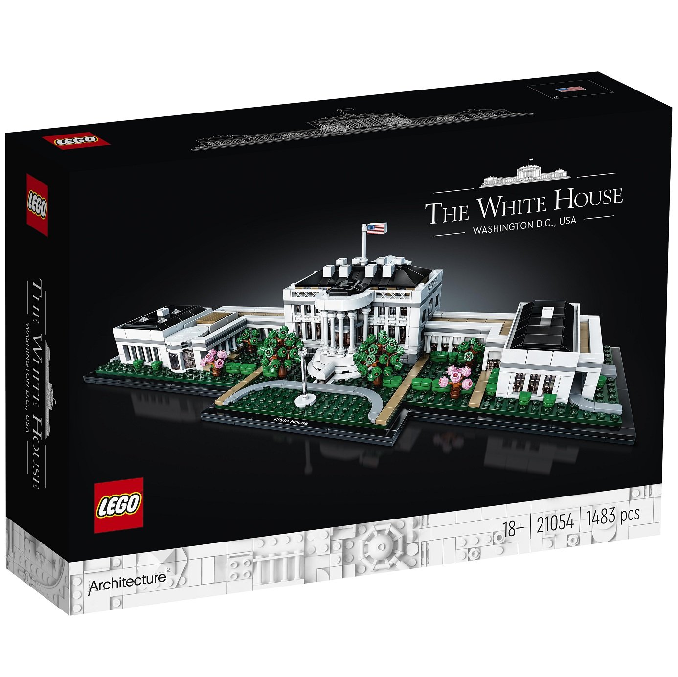 Конструктор LEGO Architecture Білий дім, 1483 деталі (21054) - фото 1