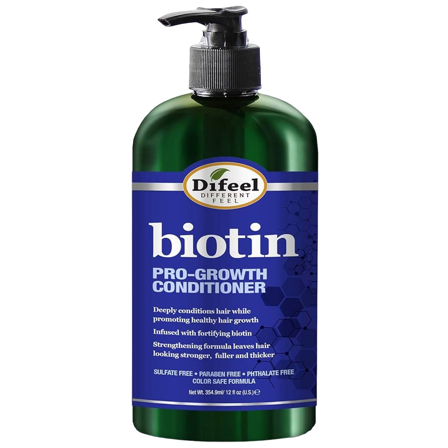 Кондиціонер для волосся Difeel Pro-Growth Biotin Conditioner, 355 мл - фото 1