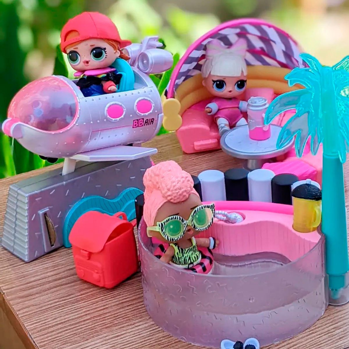 Игровой набор с куклой L.O.L. Surprise Маленькие комнатки Авиапутешествие Леди Скейтер (580218) - фото 6