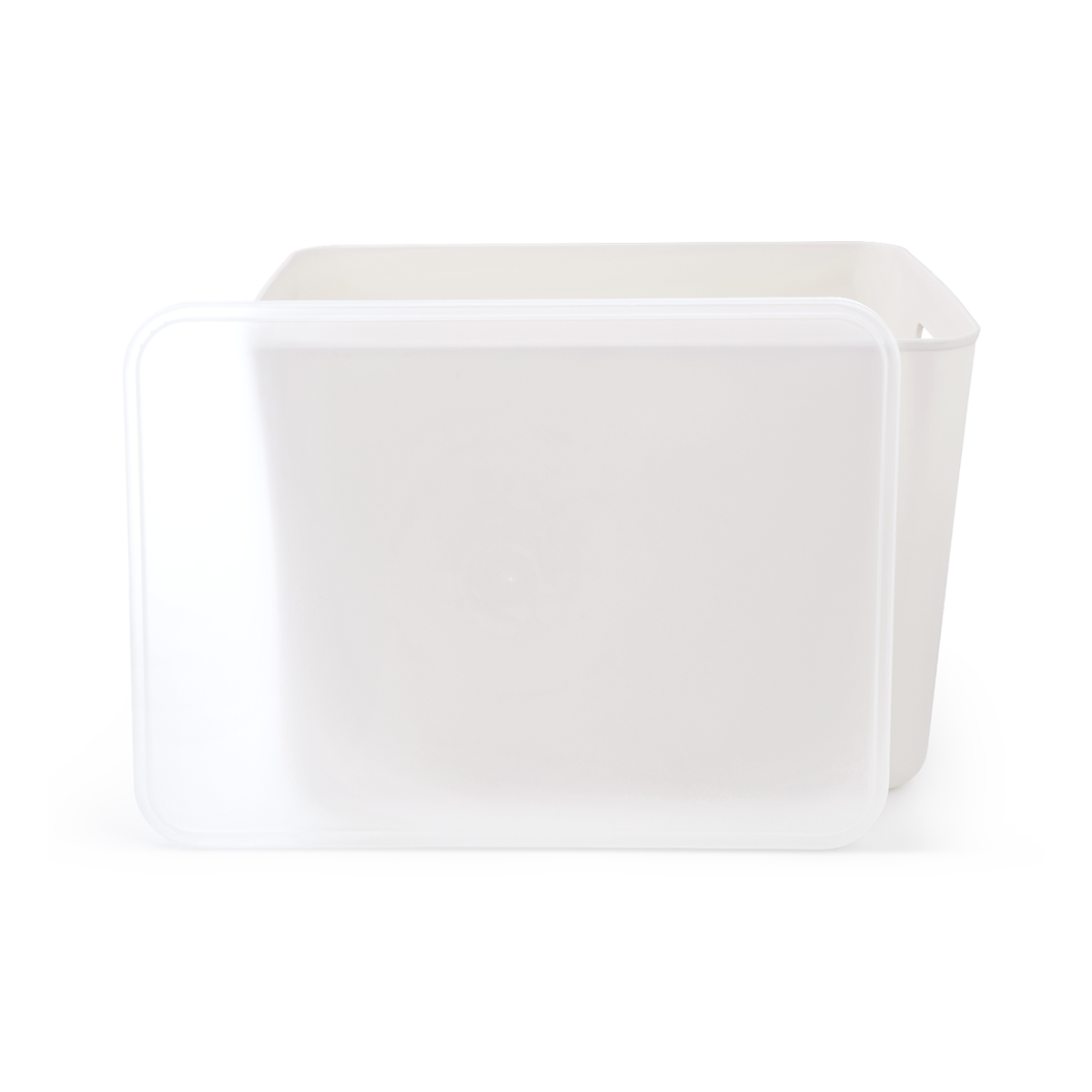 Комплект XXL: ящик для зберігання МВМ My Home FH-14 XXL 360х257х240 мм + кришка FH-16 білий (FH-14/FH-16 WHITE) - фото 2