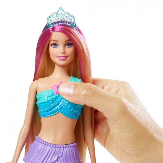 Кукла-русалка Barbie Дримтопия Сверкающий хвостик (HDJ36) - фото 5