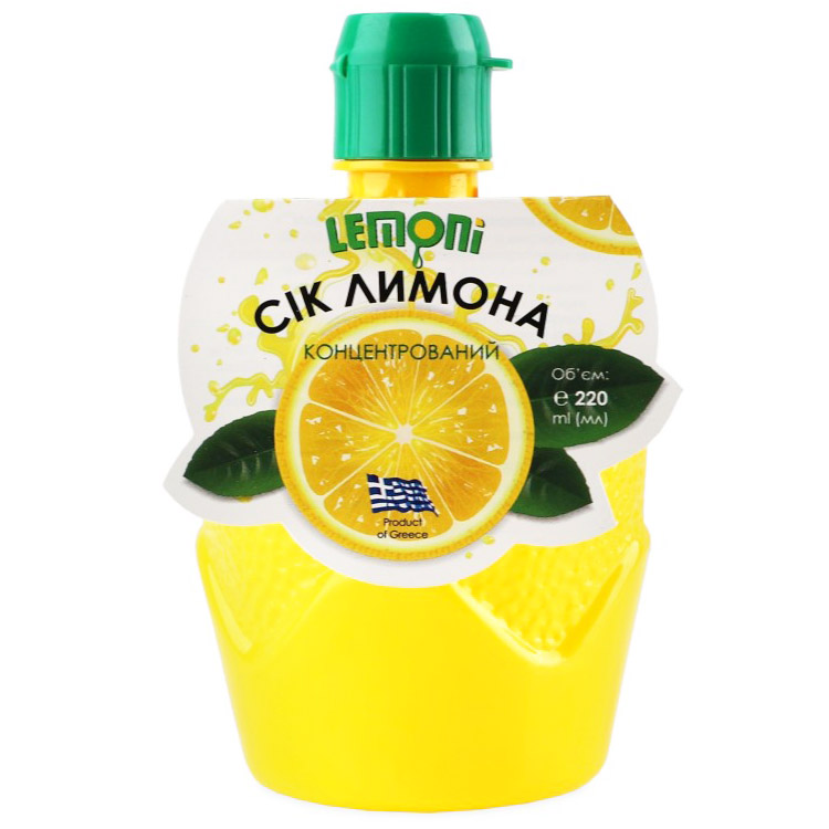 Сок Lemoni лимонный концентрированный 220 мл (941836) - фото 1