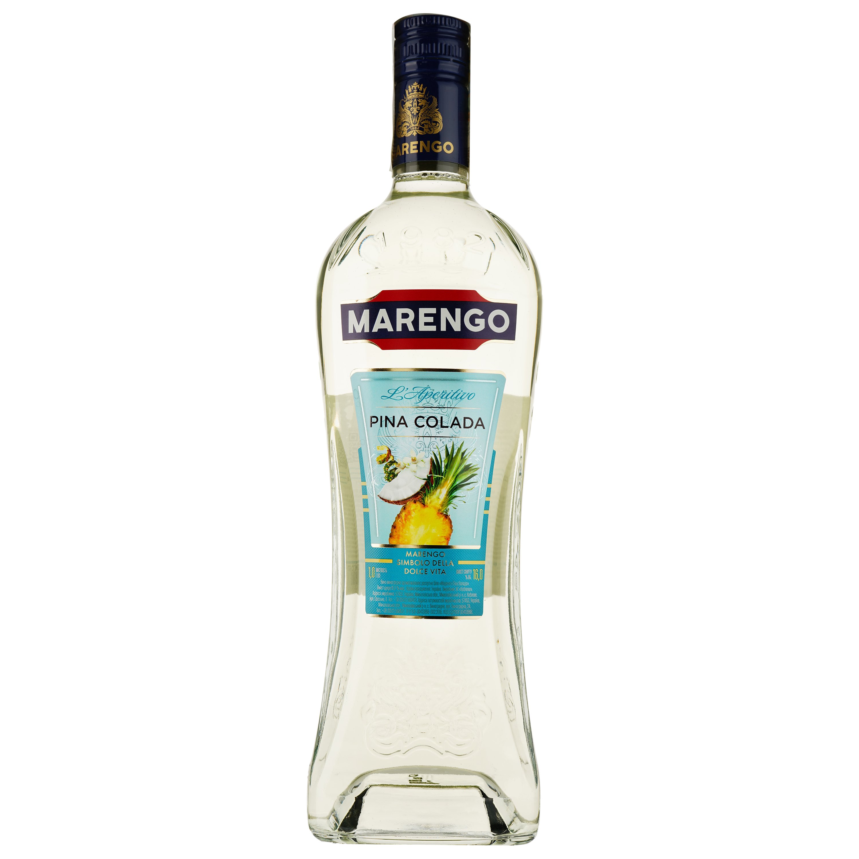 Винный напиток Marengo Pina Colada білий солодкий 16% 1 л - фото 1