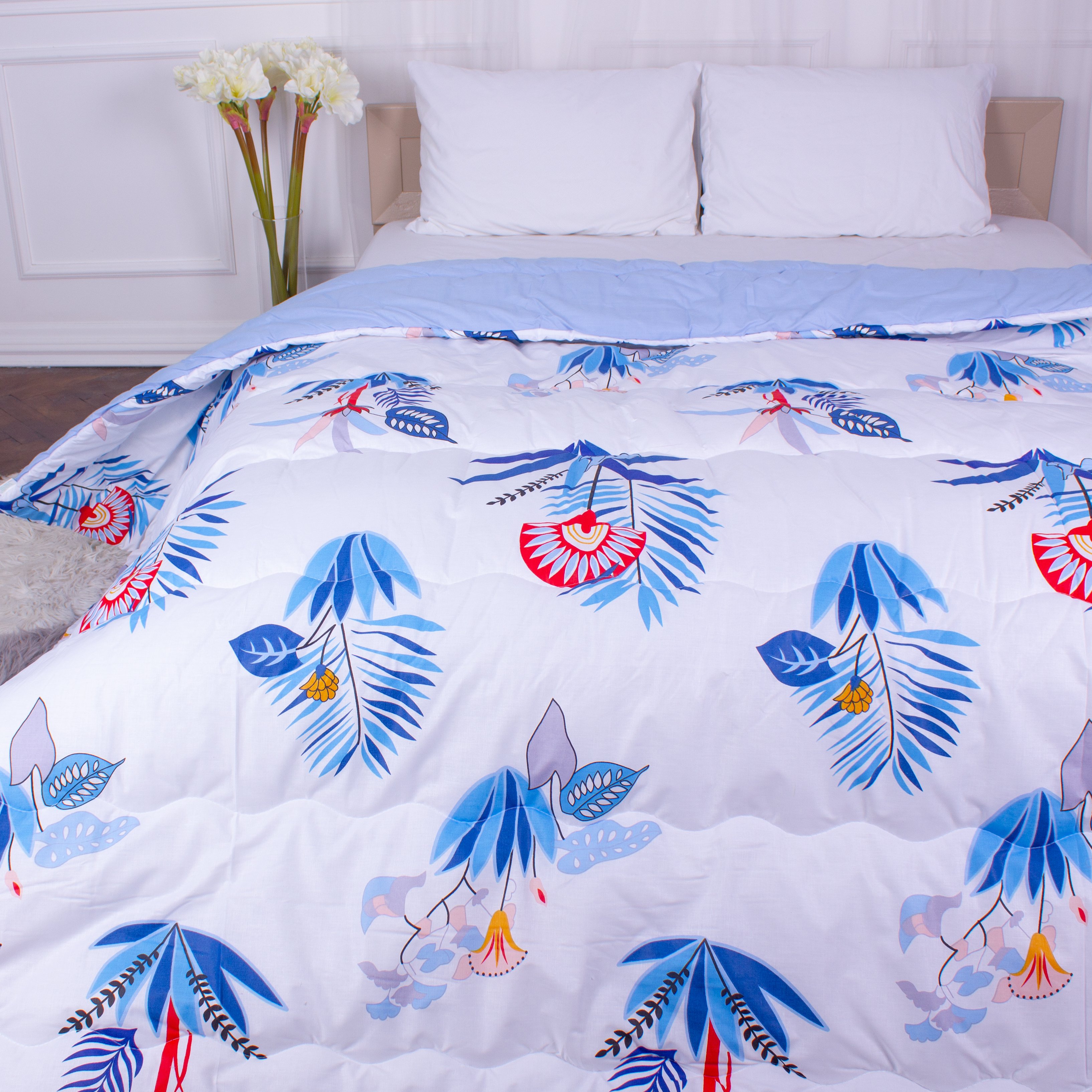 Набор шерстяной MirSon №5114 Сolor Fun Line Paradise Зимний: одеяло, 205х140 см + подушка, 70х50 см (2200006072263) - фото 10