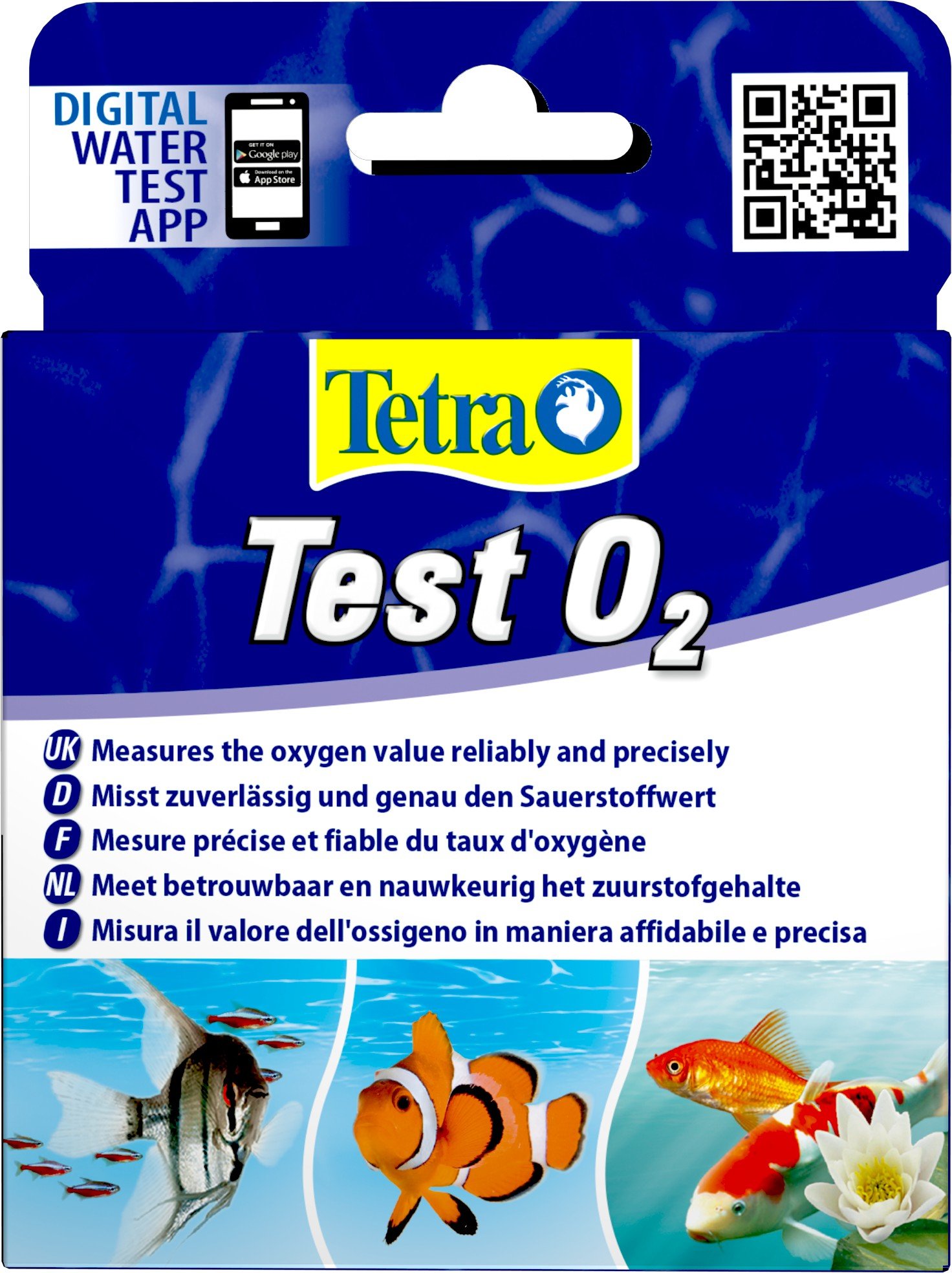 Набір індикаторних тестів для вимірювання параметрів води в акваріумі Tetra Test 6 в 1 (175488) - фото 1