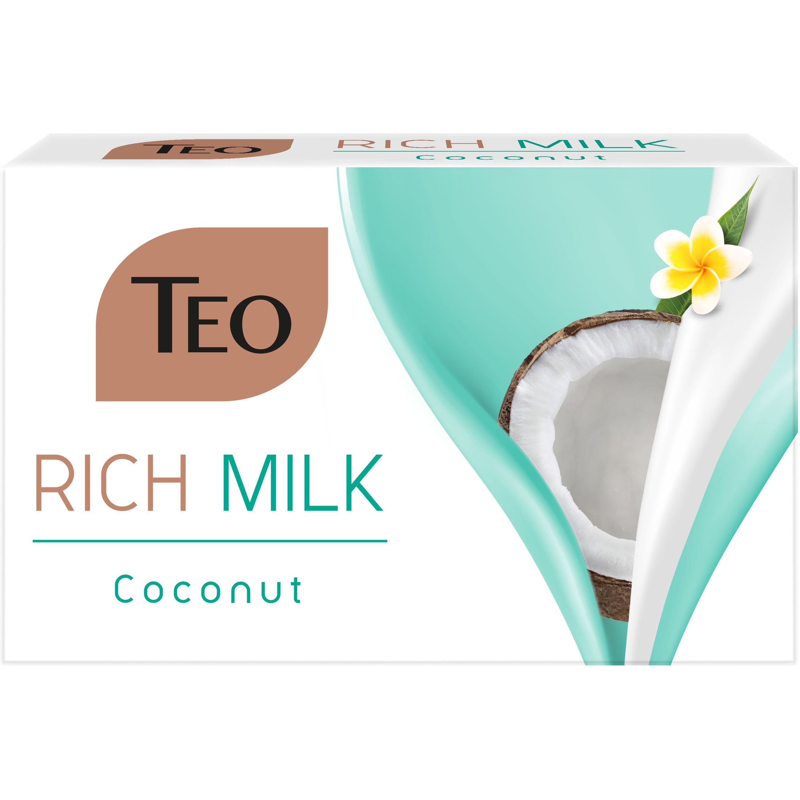 Мило тверде Teo Rich Milk Coconut 90 г - фото 1