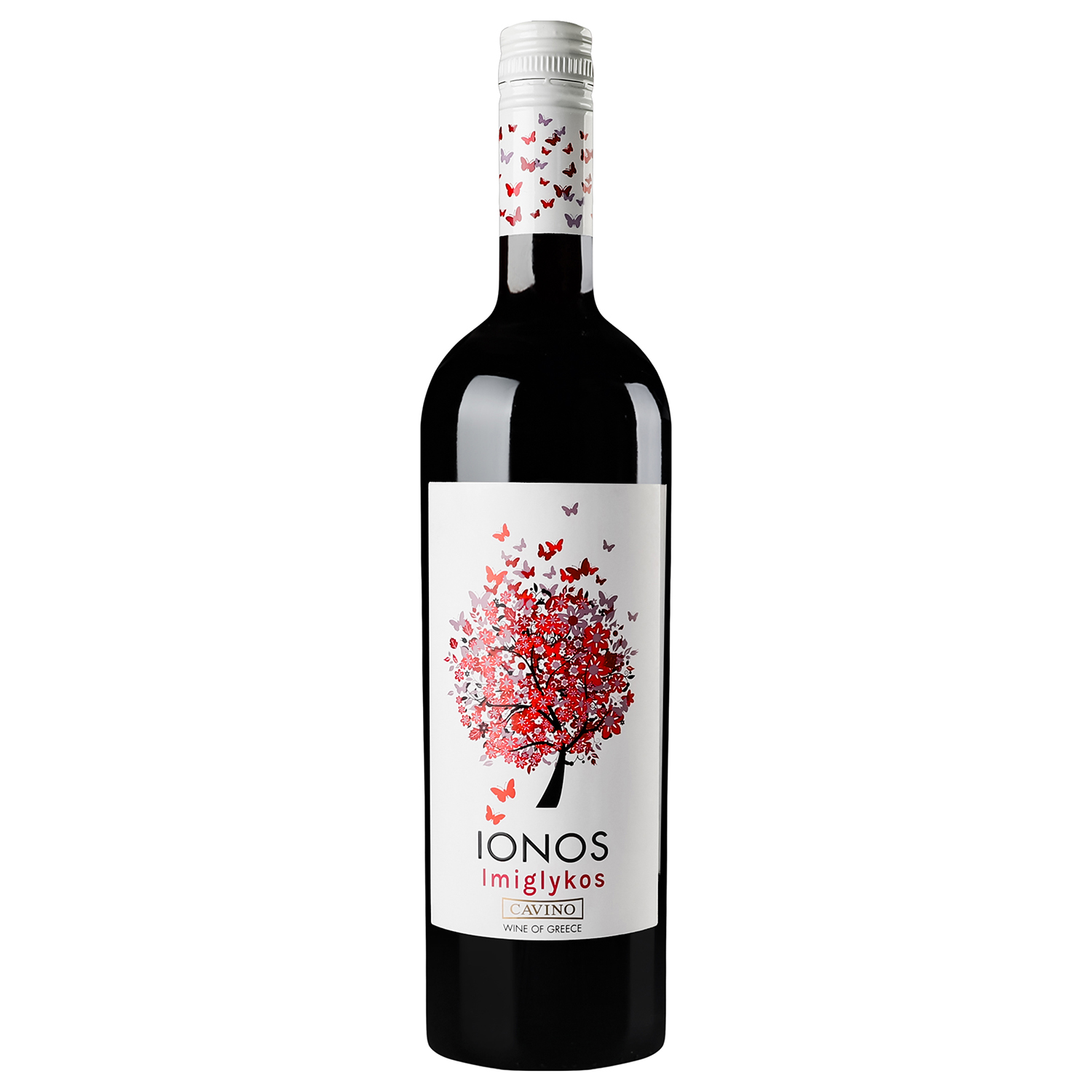 Вино Cavino Ionos Imiglikos, красное полусладкое, 11% ,0,75 л (8000017860546) - фото 1