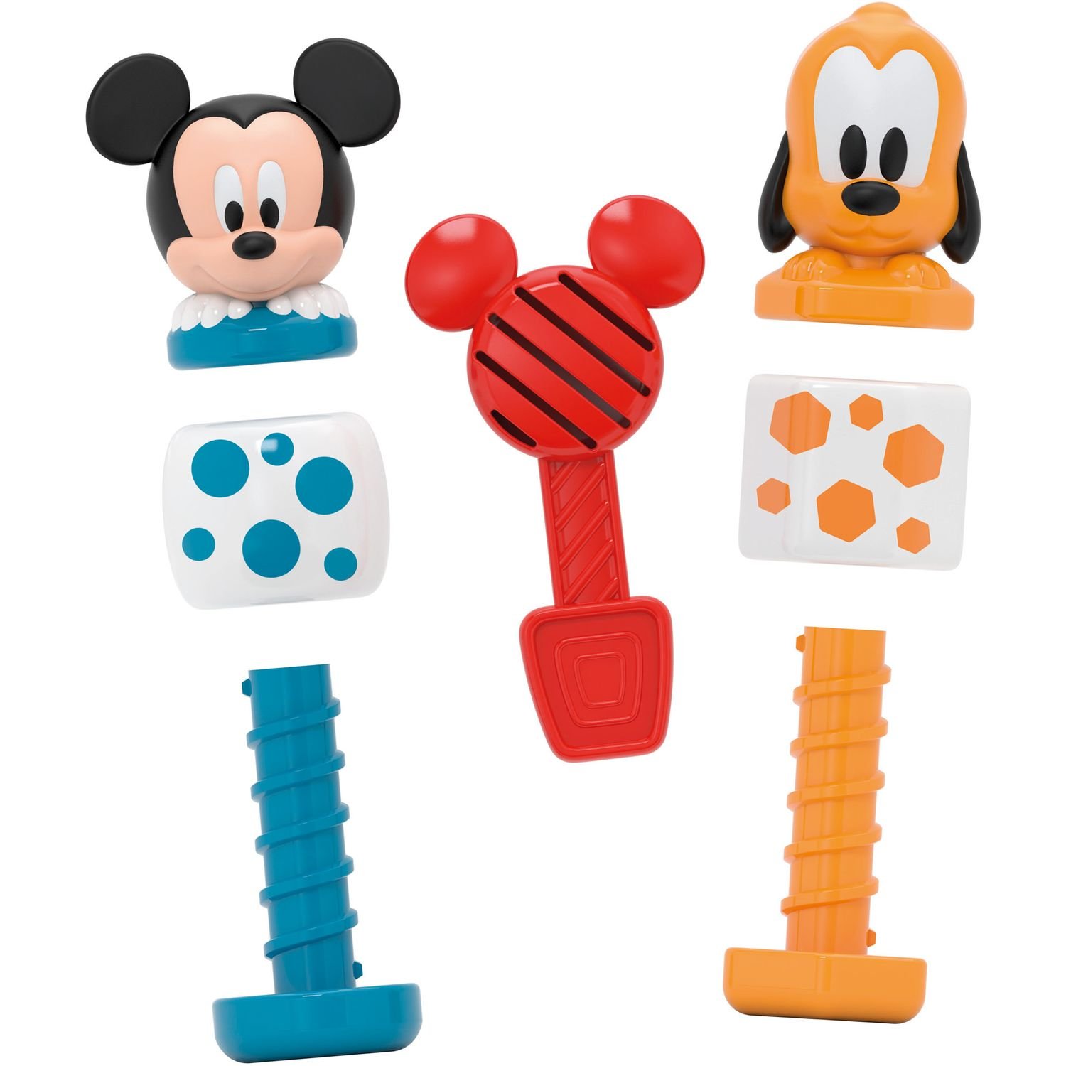 Іграшка розвиваюча Baby Clementoni Конструктор Mickey & Pluto Build & Play Disney Baby (17814) - фото 2