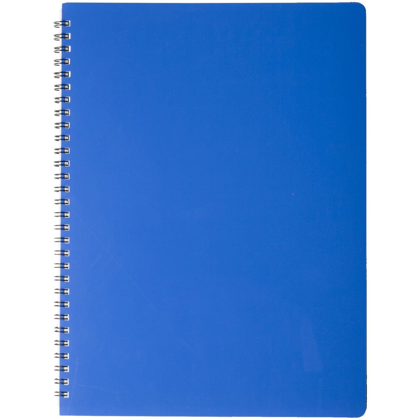 Зошит Buromax Gloss на пружині А4, 80 аркушів синій (BM.24452151-02) - фото 1