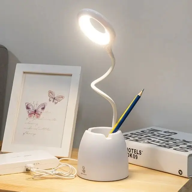 Настольная лампа Supretto светодиодная, на гибкой ножке, белая (60760001) - фото 7