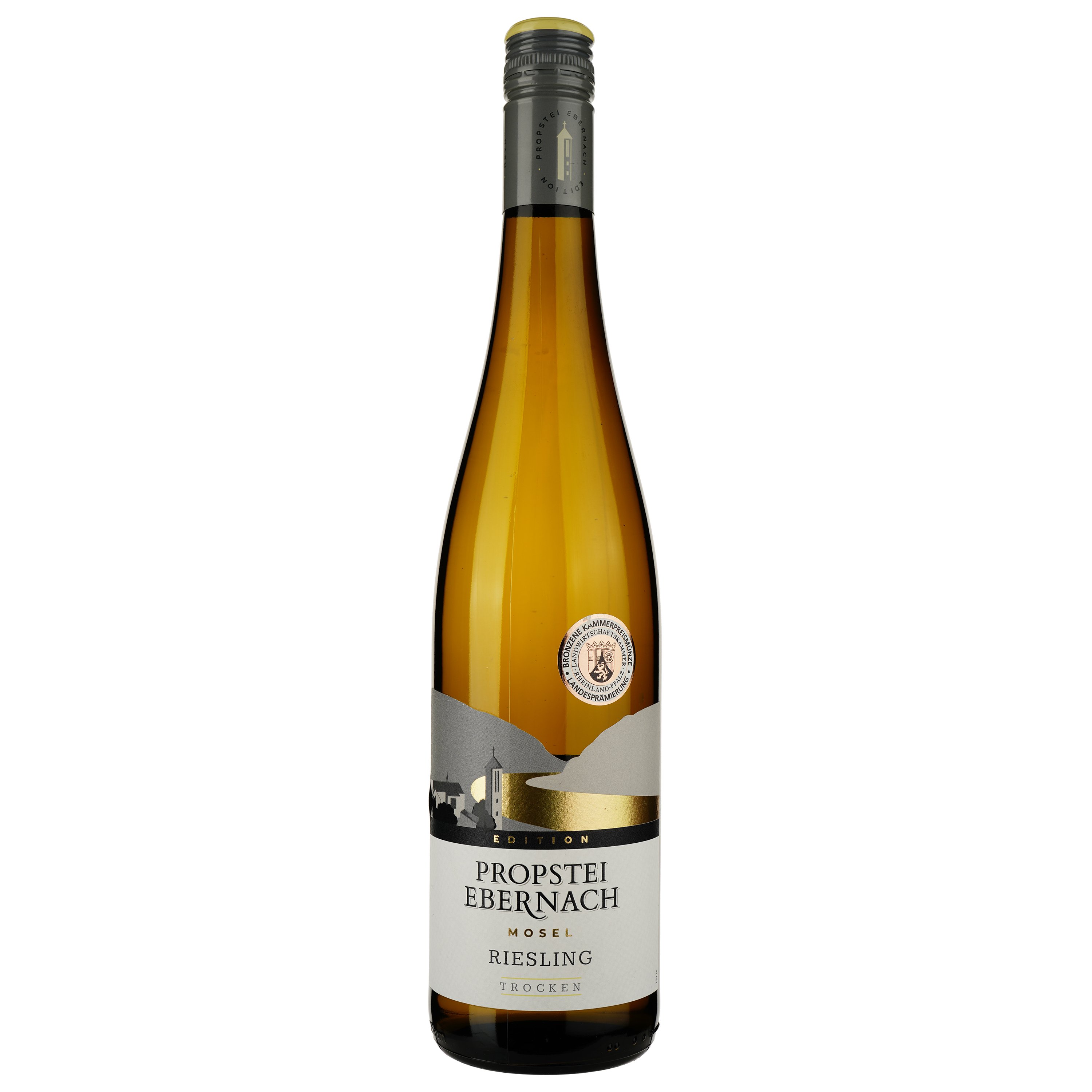 Вино Propstei Ebernach Riesling Trocken белое сухое 0.75 л - фото 1