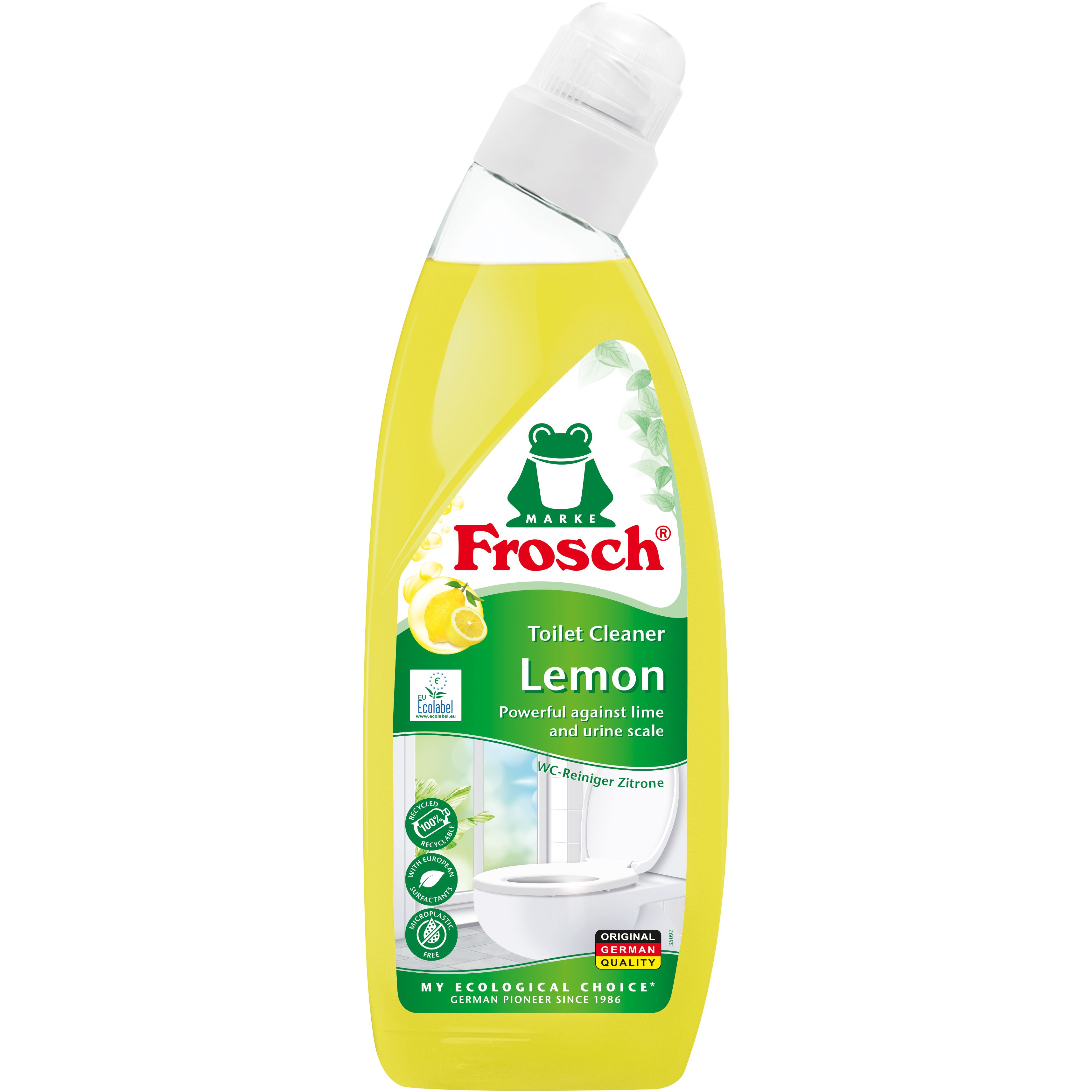Гель для чищення унітазів Frosch Лимон 750 мл - фото 1