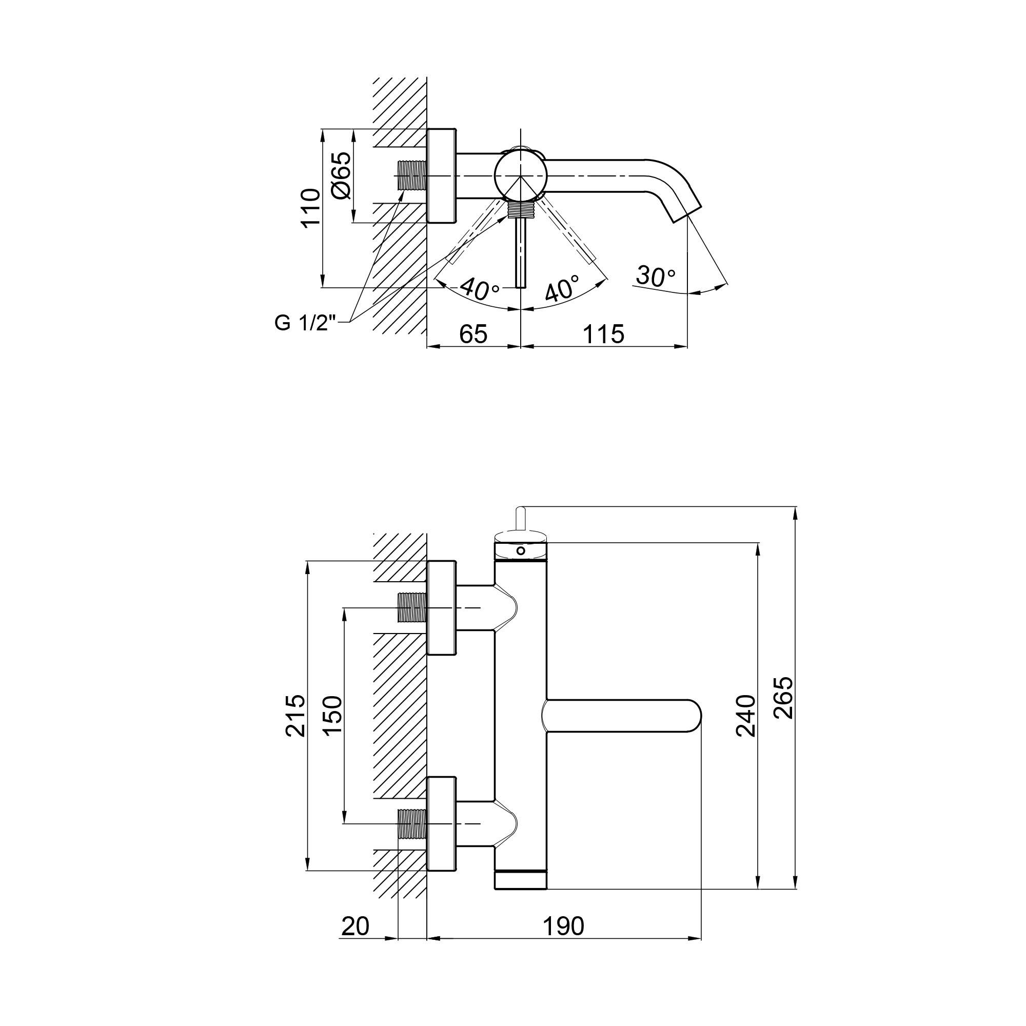 Змішувач для ванни Qtap Robin 3060102B (QTROB3060102B) - фото 2