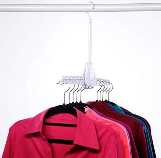 Складная вешалка для одежды Supretto Dual Hanger, 2 шт. (5259) - фото 3