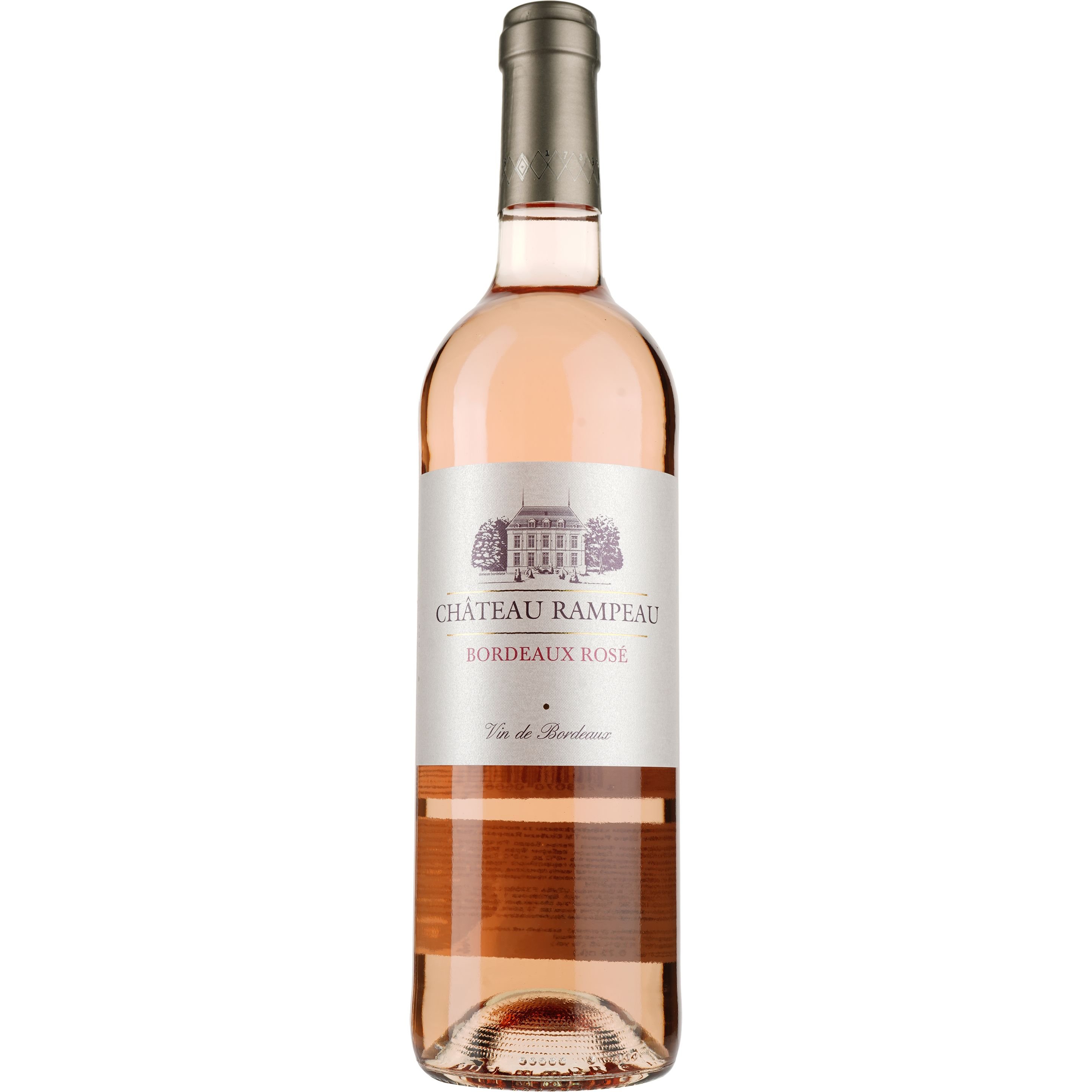 Вино Chateau Rampeau Bordeaux Rose AOP, розовое, сухое, 0,75 л - фото 1