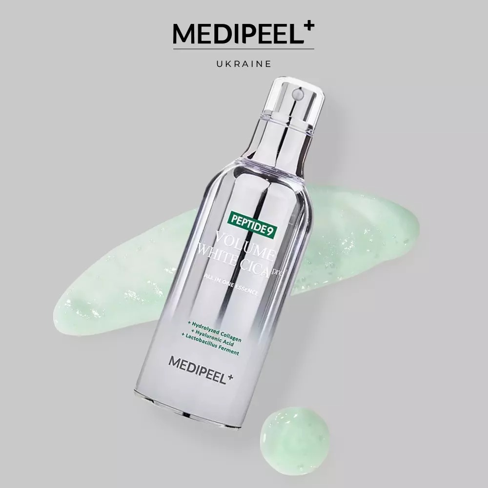 Эссенция для лица Medi-Peel Peptide 9 Volume White Cica Essence Pro осветительная кислородная с центеллой 100 мл - фото 3