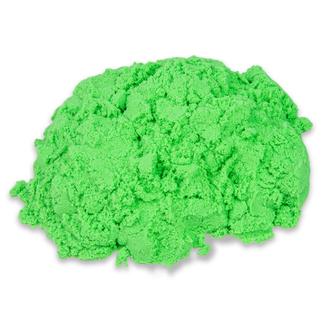 Кинетический песок Strateg Magic sand зеленый 500 г (39403-2) - фото 2