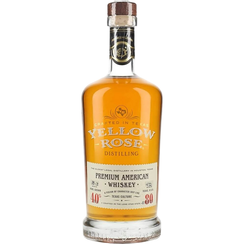 Виски Yellow Rose Premium American Whiskey, 40%, 0,7 л - фото 1