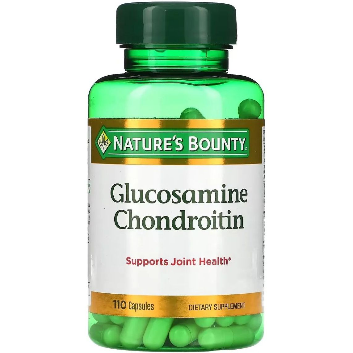 Глюкозамин и хондроитин Nature's Bounty Glucosamine Chondroitin 110 капсул - фото 1