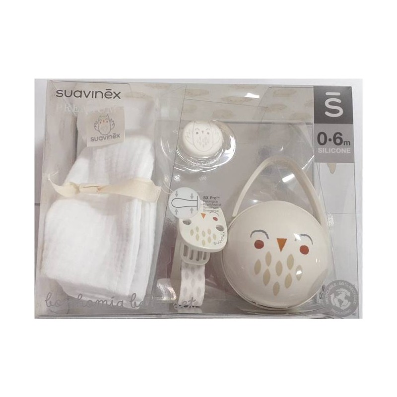 Набір подарунковий Suavinex Bonhomia, 4 предмети, білий (308023) - фото 1