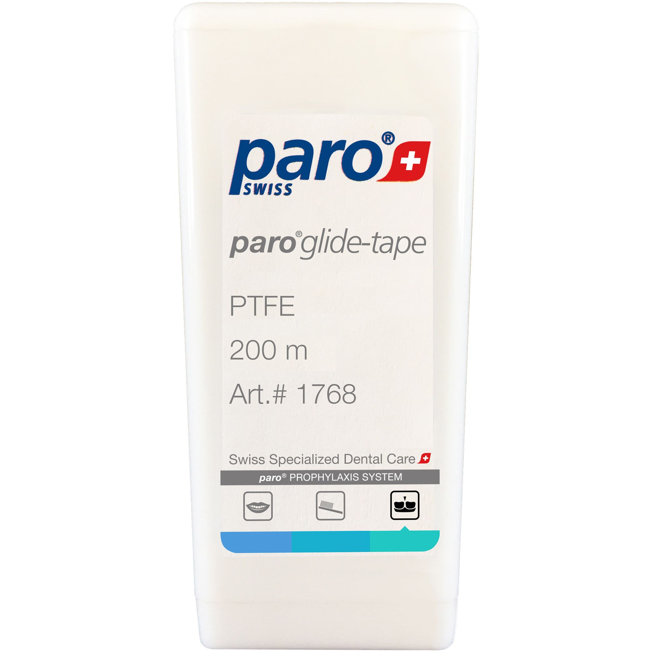 Зубна стрічка Paro Swiss Glide-Tape тефлонова 200 м - фото 1