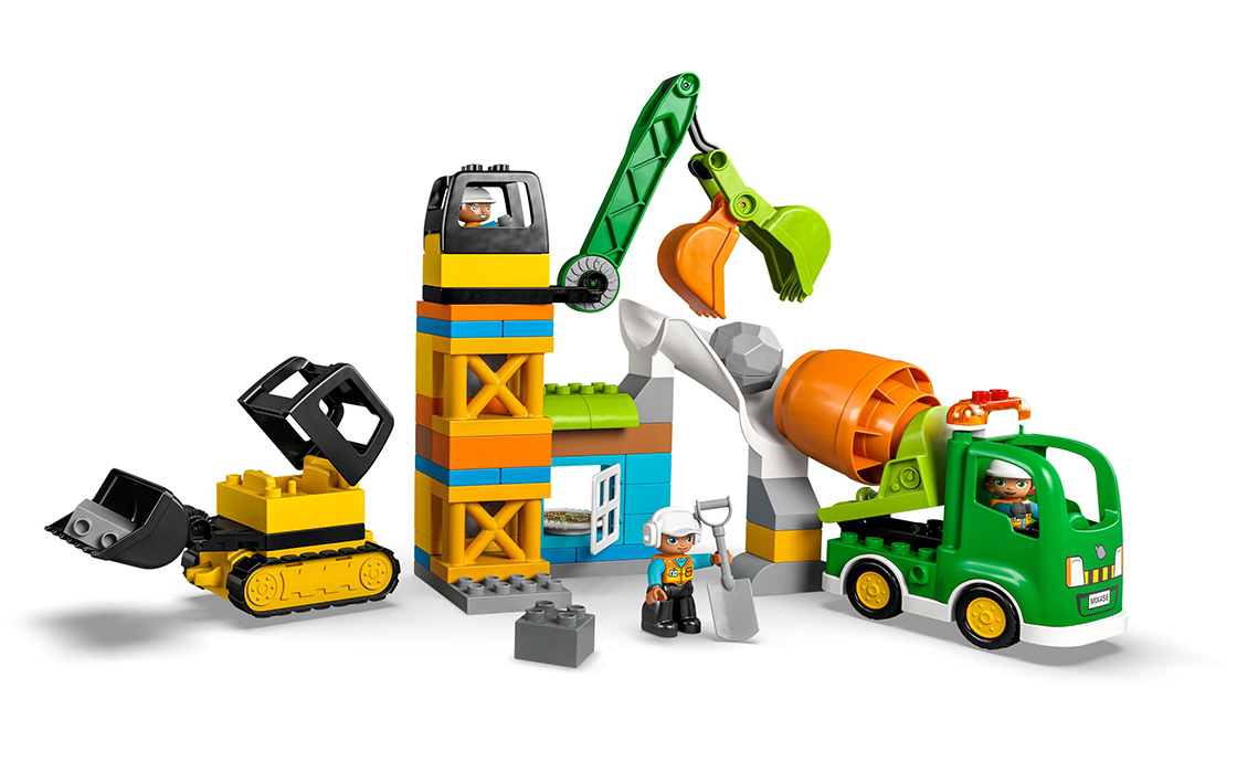Конструктор LEGO DUPLO Town Строительная площадка, 61 деталь (10990) - фото 3