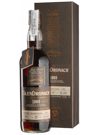 Віскі Glendronach #7276 CB Batch 18 1993 27 yo Single Malt Scotch Whisky 53.7% 0.7 л в подарунковій упаковці - фото 1