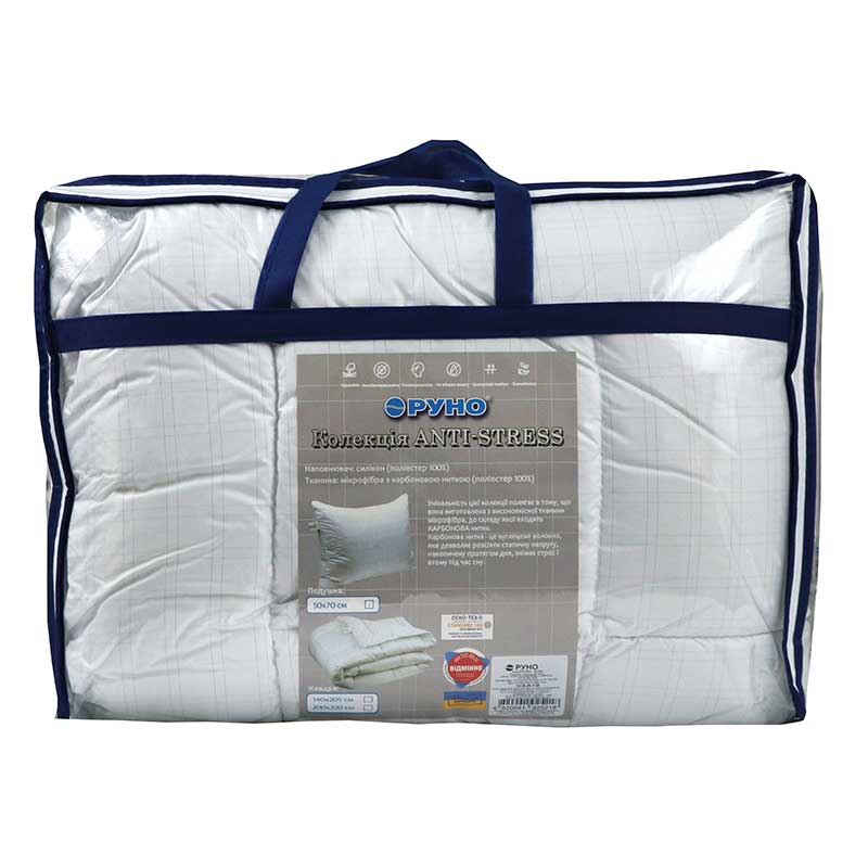 Одеяло Руно Anti-stress силиконовое 140х205 см белое (321Anti-stress) - фото 6