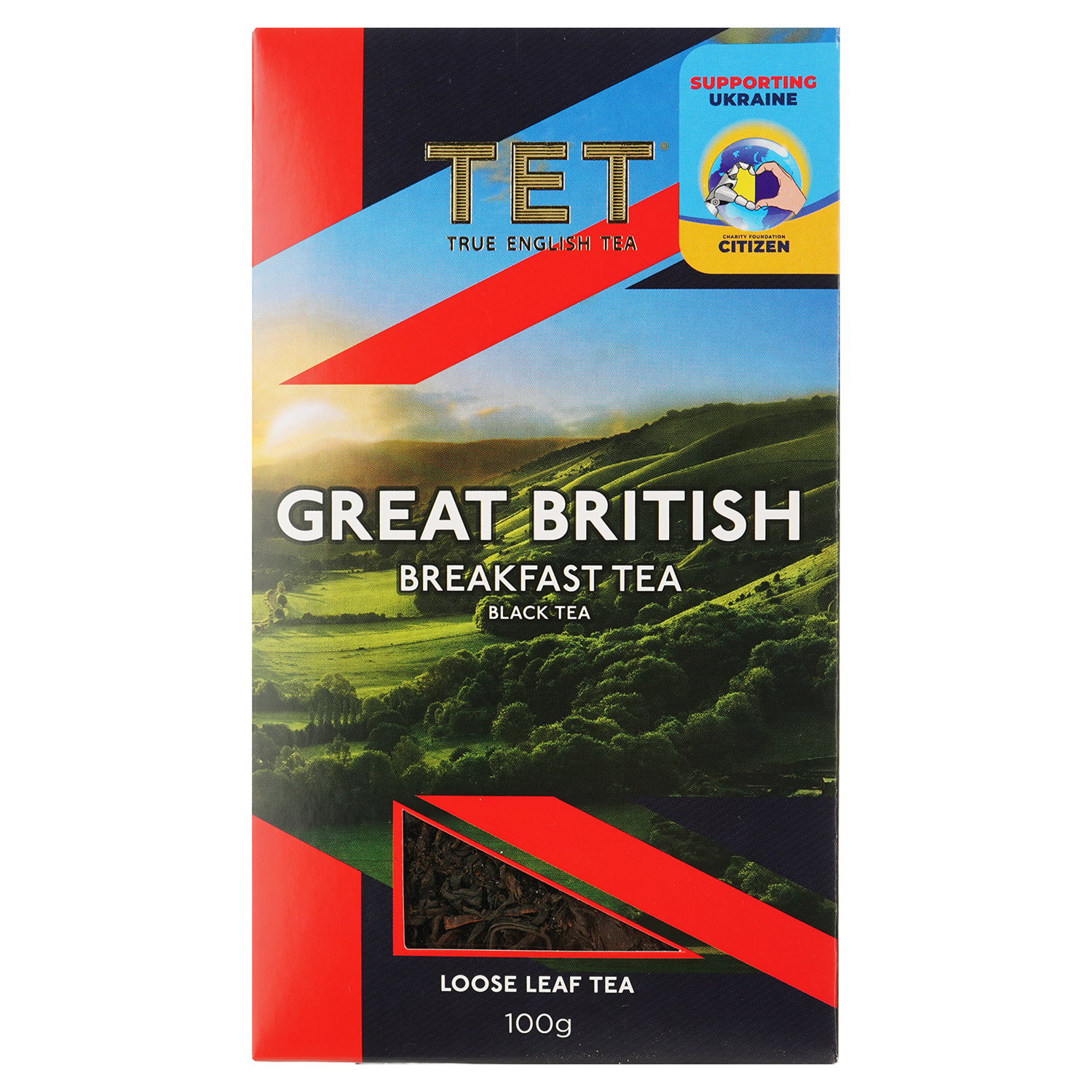 Чай черный ТЕТ Британская империя байховый листовой, 100 г (571769) - фото 1