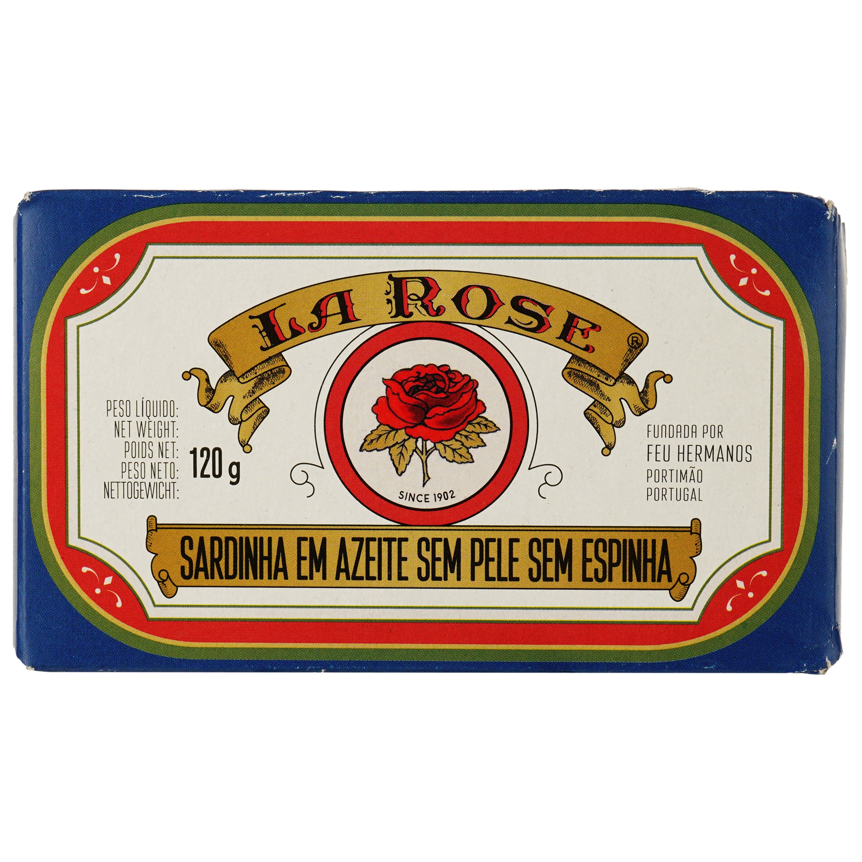 Сардині La Rose в оливковій олії без кісточок та шкіри 120 г (921063) - фото 1