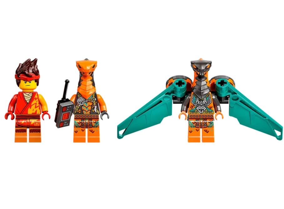 Конструктор LEGO Ninjago Огненный дракон ЭВО Кая, 204 деталей (71762) - фото 3