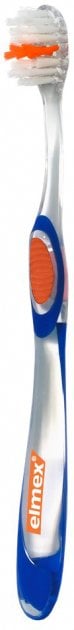 Зубна щітка Elmex Захист від карієсу, середня, синій - фото 2
