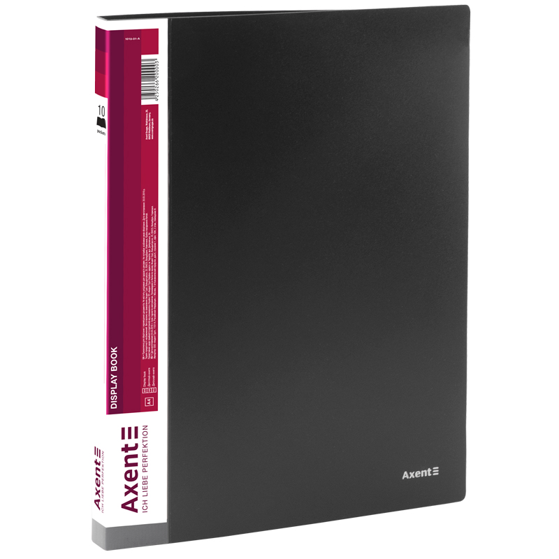 Дисплей-книга Axent А4 10 файлов черная (1010-01-A) - фото 2