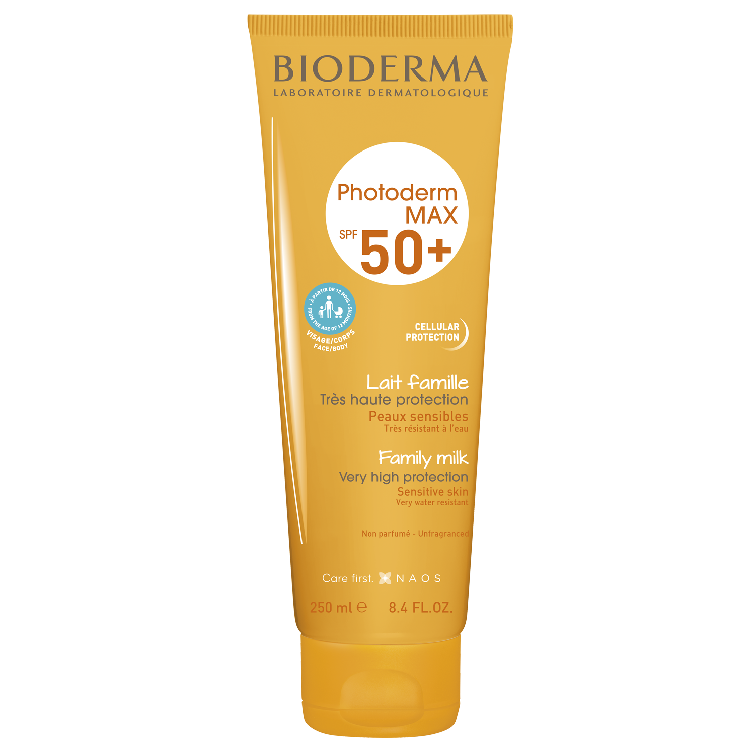 Молочко для лица и тела Bioderma Photoderm Мax семейное SPF 50+, 250 мл (28560I) - фото 1