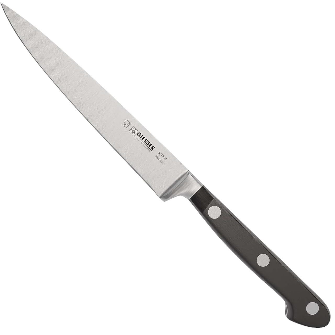 Кухонный нож универсальный Giesser 150 мм Черный 000266694 - фото 1