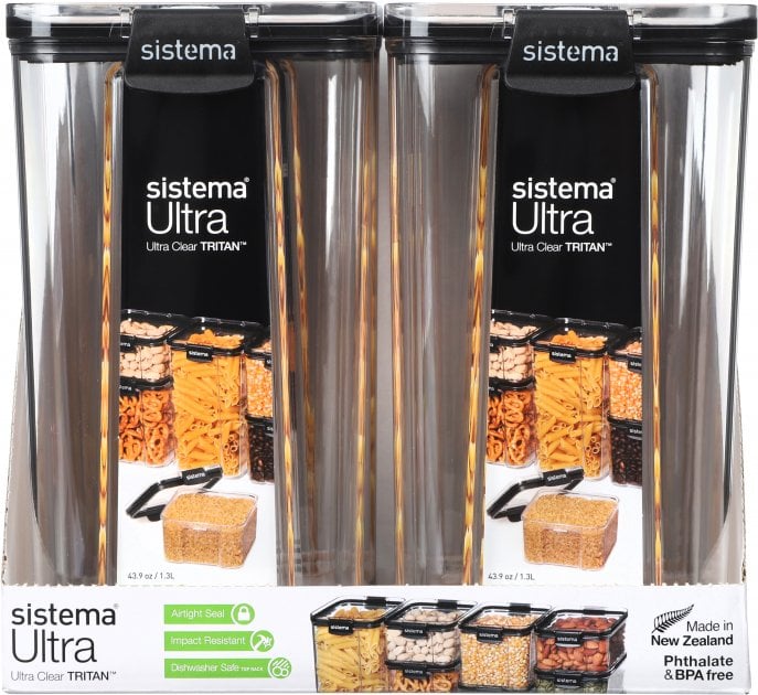 Контейнер пищевой Sistema, для хранения 1,3 л,1 шт. (51403) - фото 3