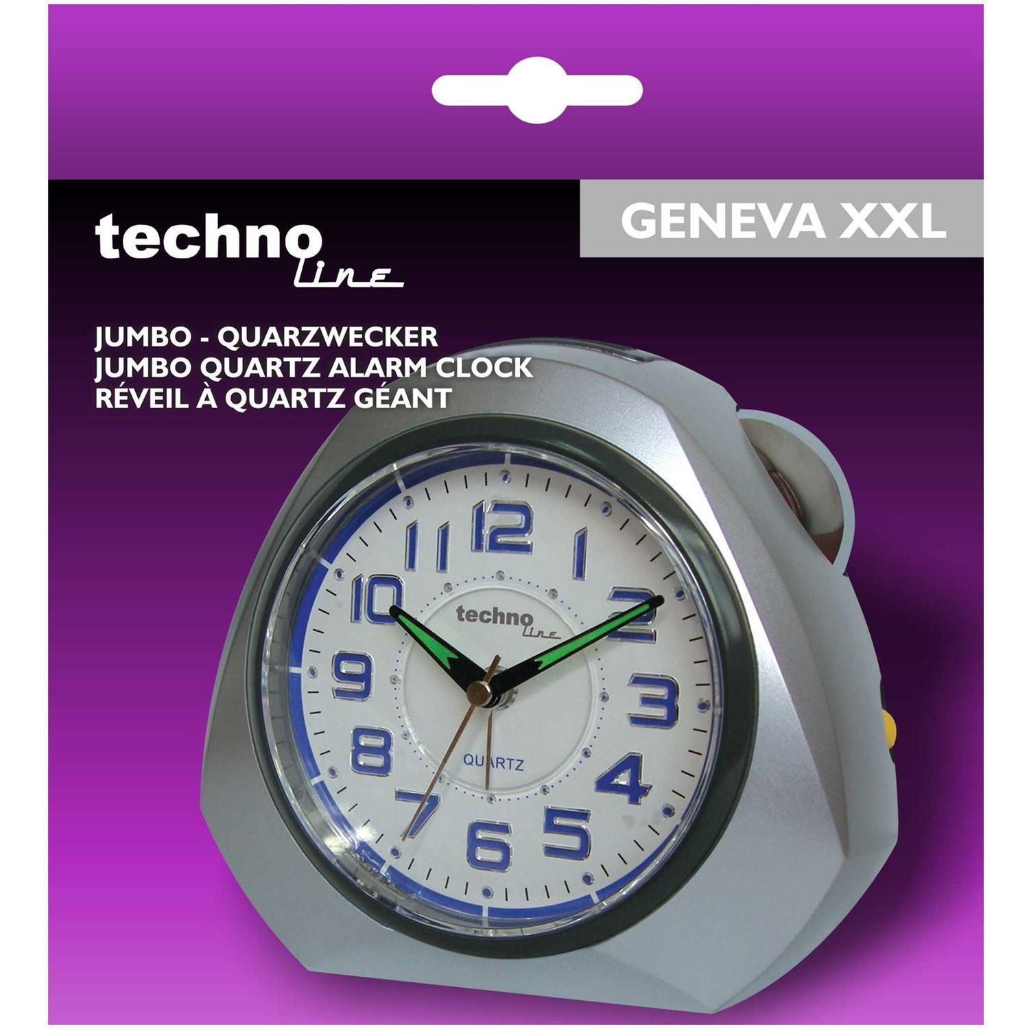 Часы настольные Technoline Modell XXL Silver (Modell XXL silber) - фото 4