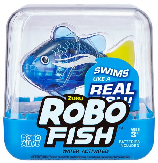 Интерактивная игрушка Robo Alive Роборыбка синяя (7125SQ1-2) - фото 1
