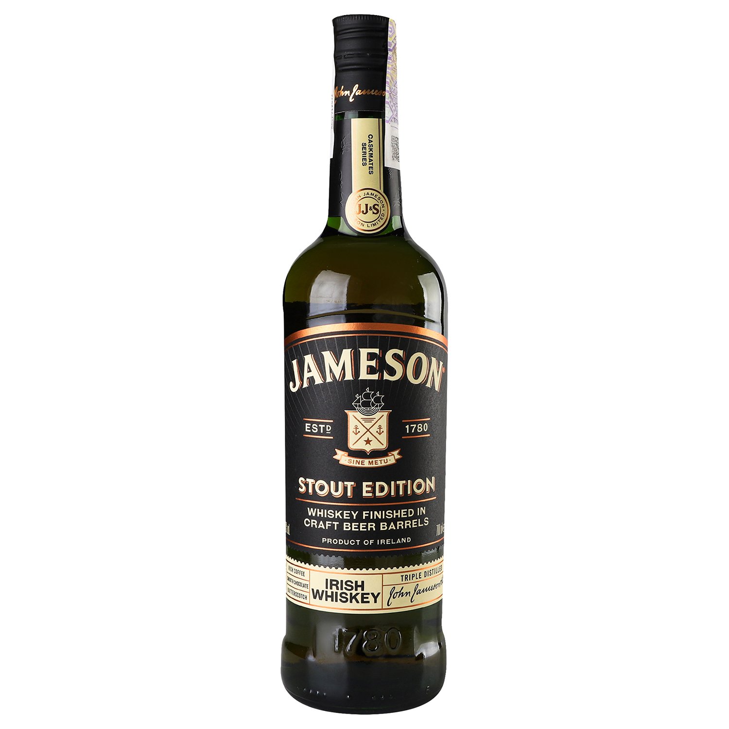 Віскі Jameson Caskmates Stout Edition, 40%, 0,7 л (695417) - фото 1