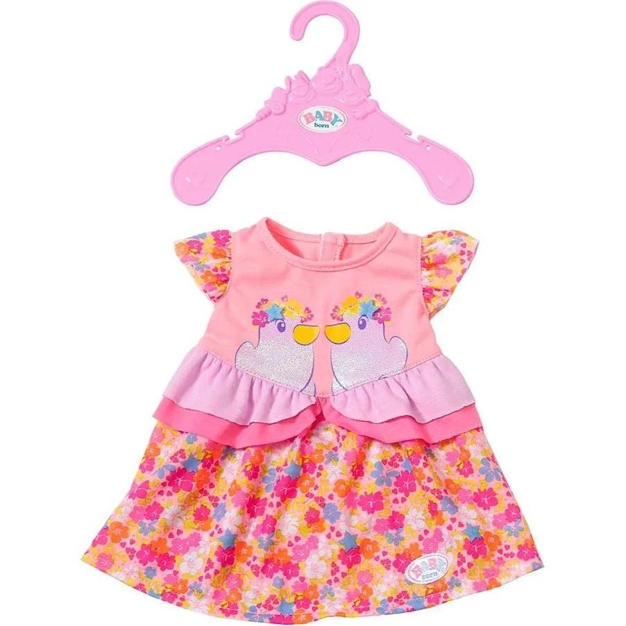 Одяг для ляльки Baby Born Святкова сукня з качечками (824559-1) - фото 1