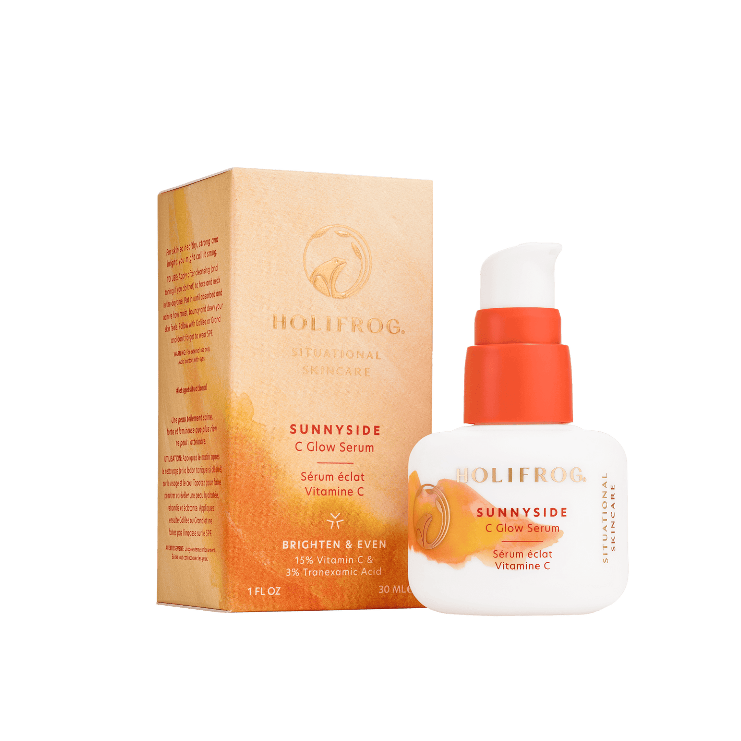 Сыворотка осветительная с витамином С HoliFrog Sunnyside C Glow Serum 30 мл - фото 2