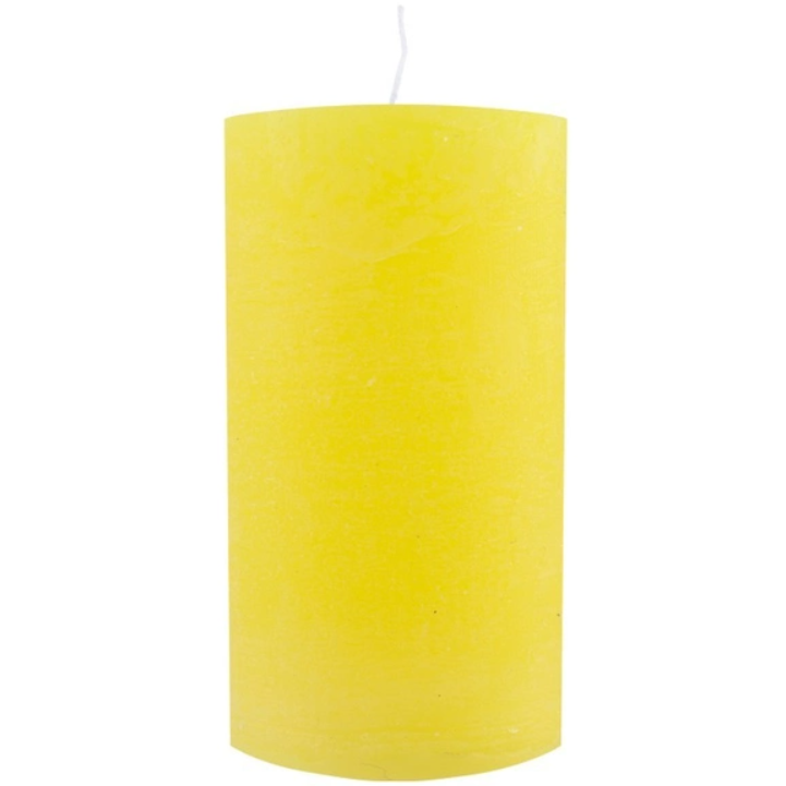 Свеча Pragnis Рустик, 5,5х10 см, светло желтый (C5510-600) - фото 1
