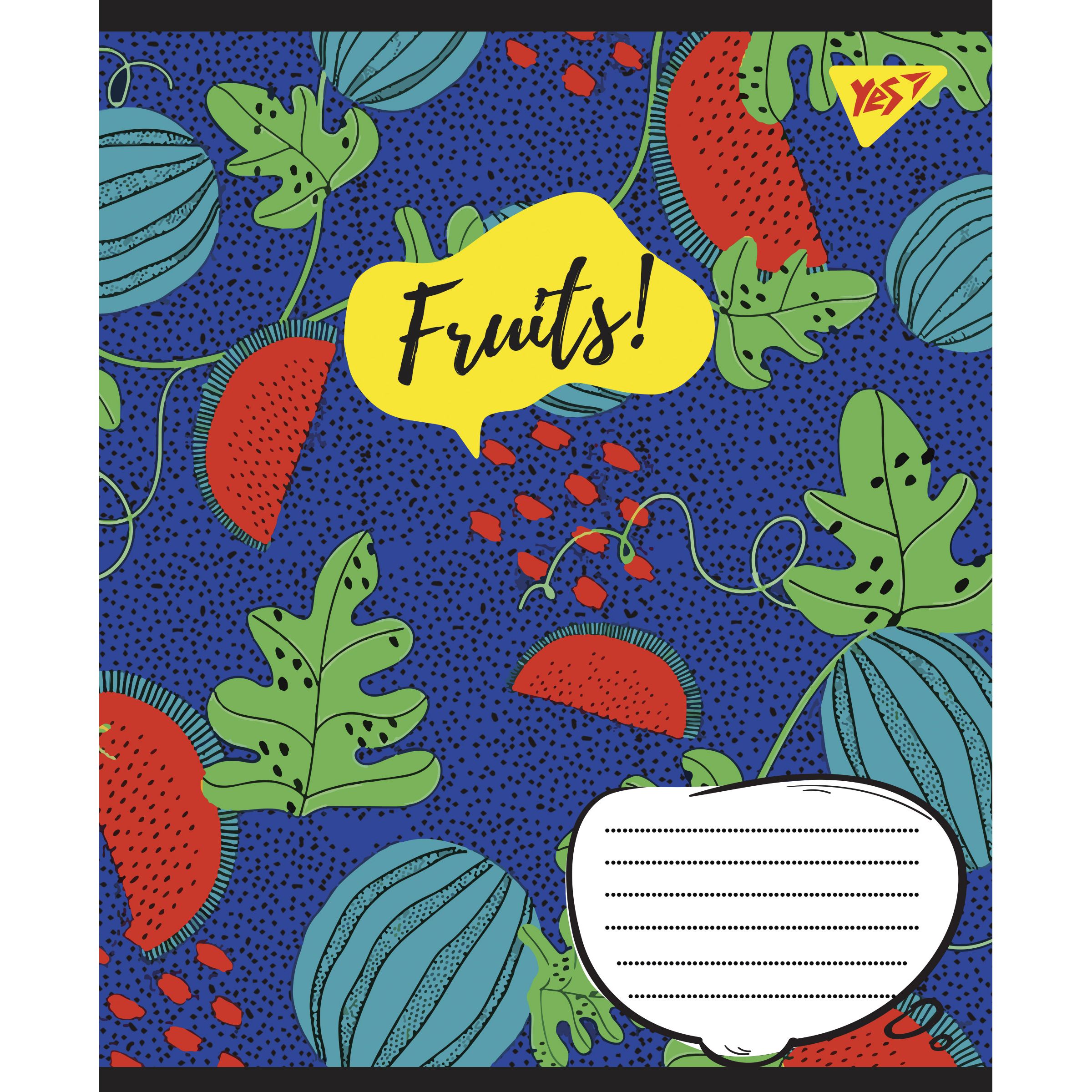 Зошит загальний Yes Fruits, A5, в лінію, 36 листів - фото 5