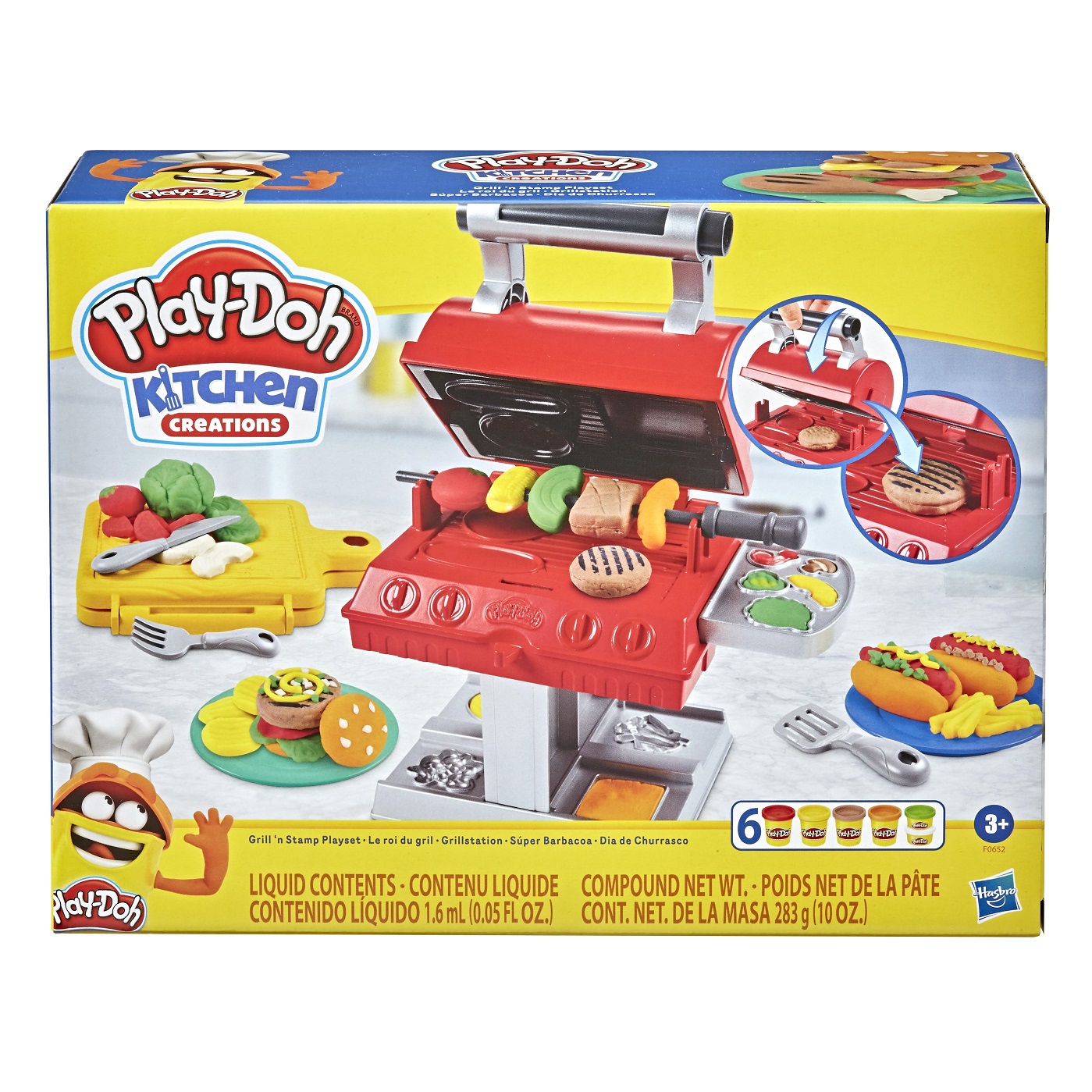 Ігровий набір для ліплення Hasbro Play-Doh Гриль (F0652) - фото 1