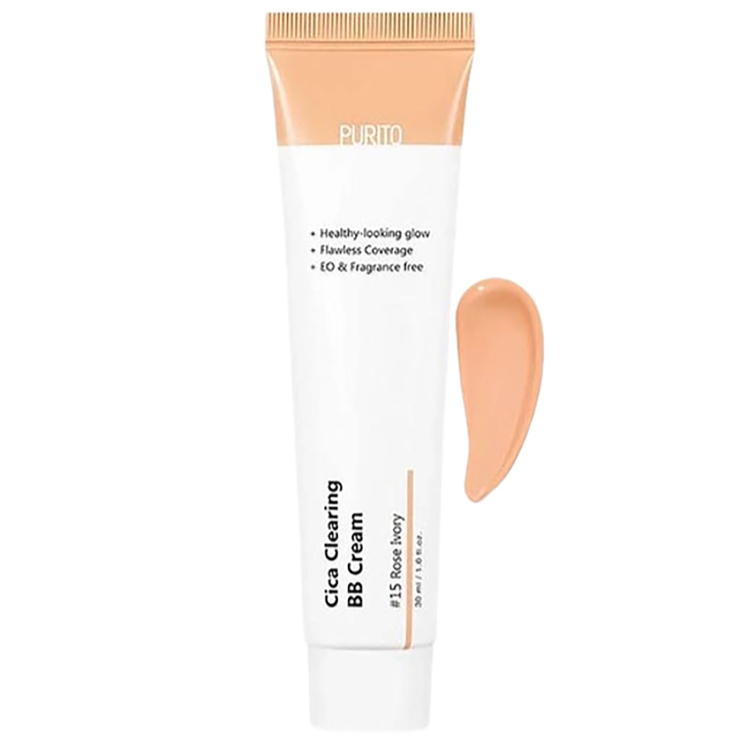 ВВ крем Purito Cica Clearing BB Cream №15 Rose Ivory з екстрактом центелли 30 мл - фото 1