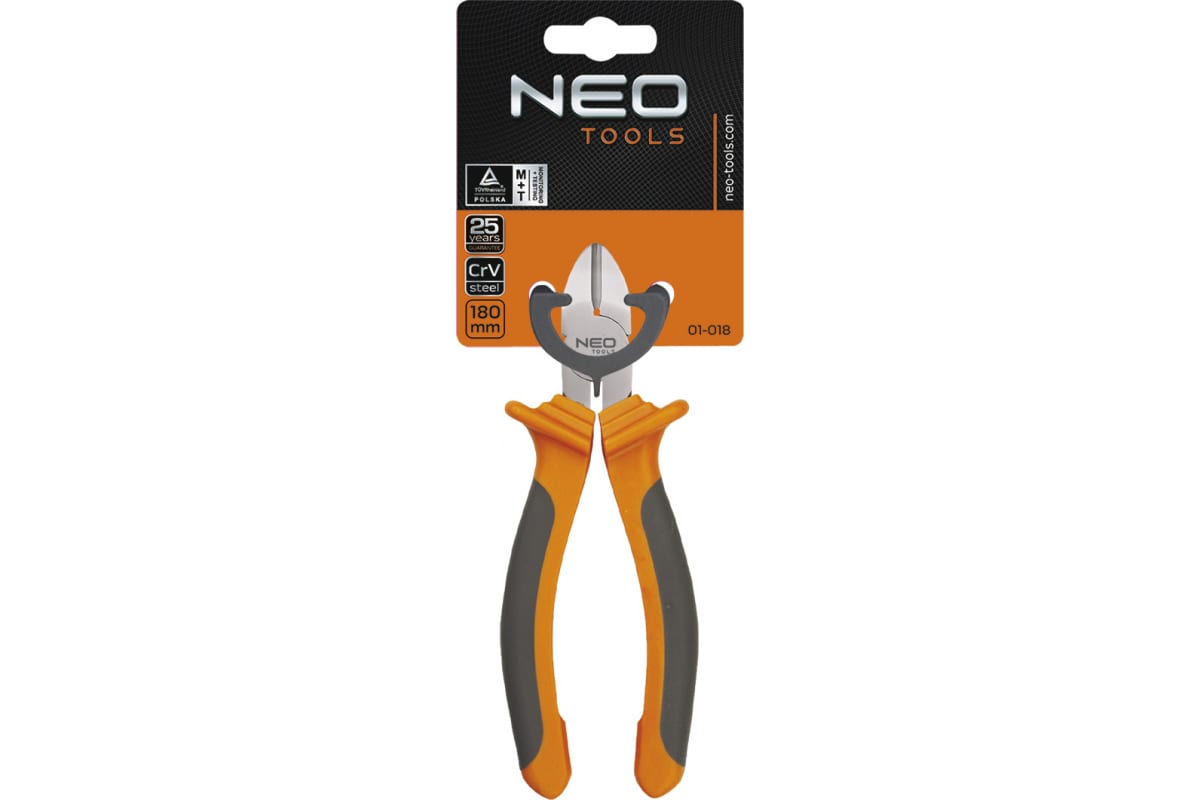 Кусачки-бокорезы Neo Tools 180 мм (01-018) - фото 6