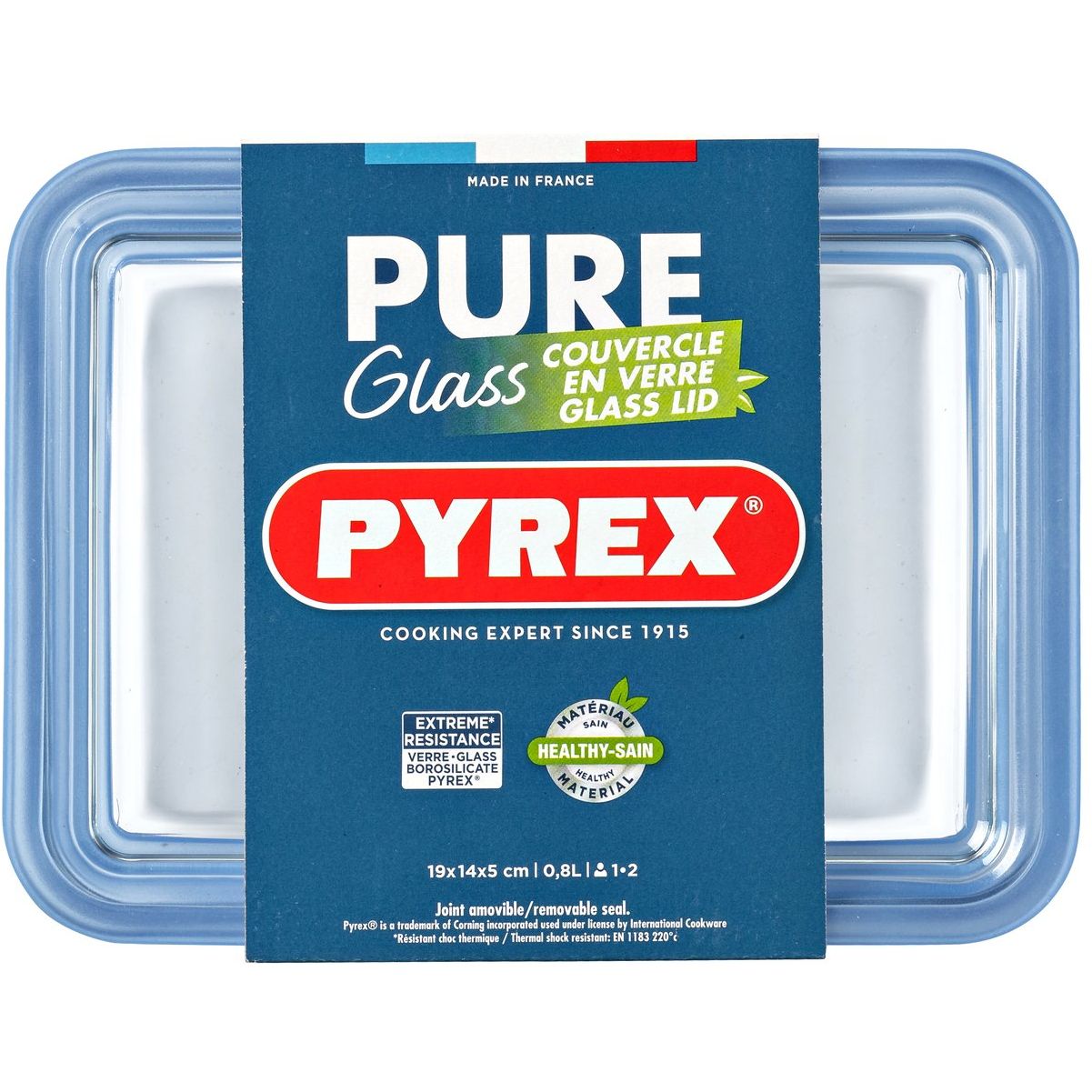 Форма для приготування та зберігання Pyrex Pure Glass 22x17x6 см 1.6 л (242A000) - фото 4