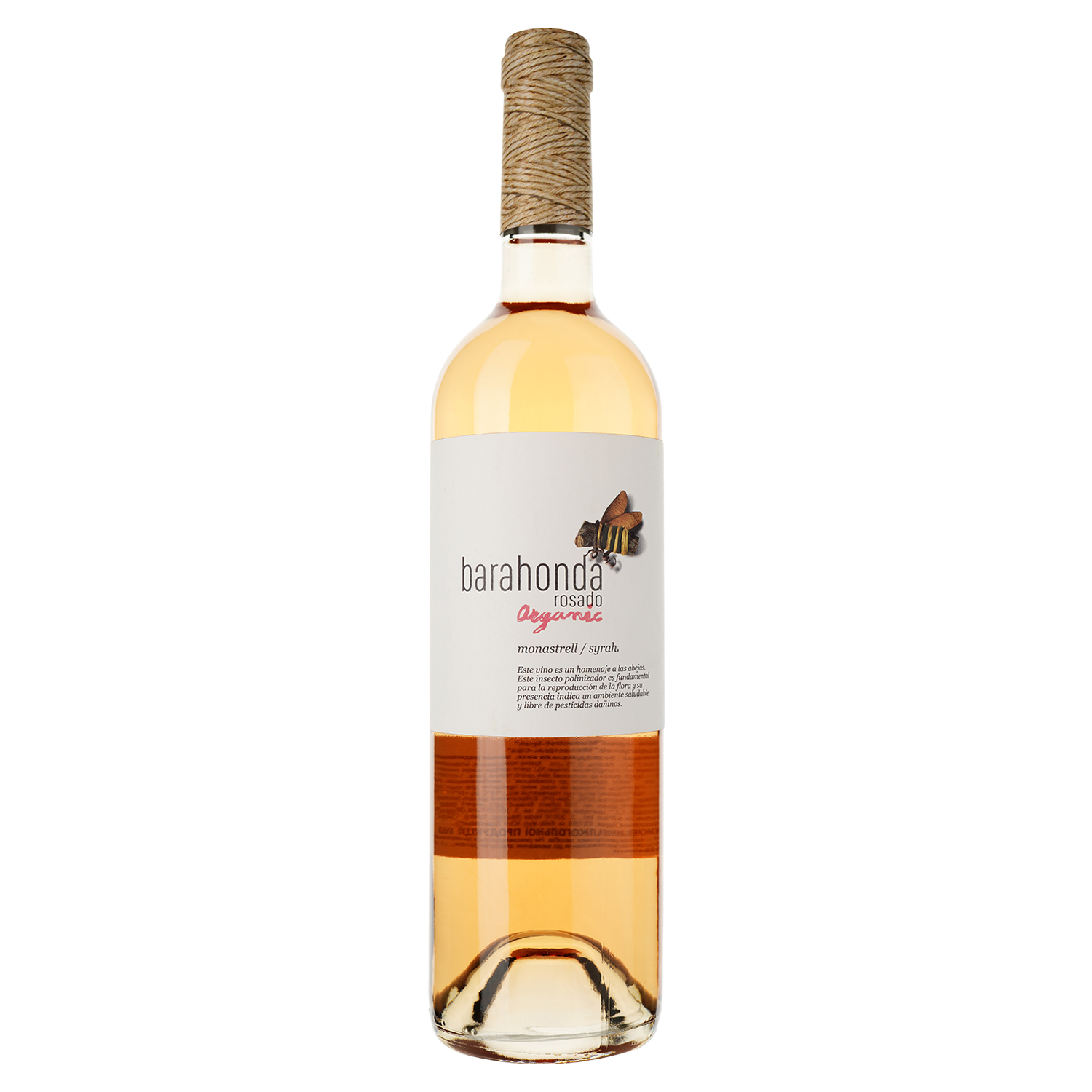 Вино Barahonda Rosado Organic Monastrell-Syrah, розовое, сухое, 0,75 л - фото 1